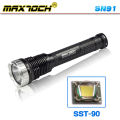 Maxtoch SN91 melhor lanterna de LED recarregável luz